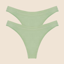 Seacell Thong 2-Pack Underwear Esme M Sage 