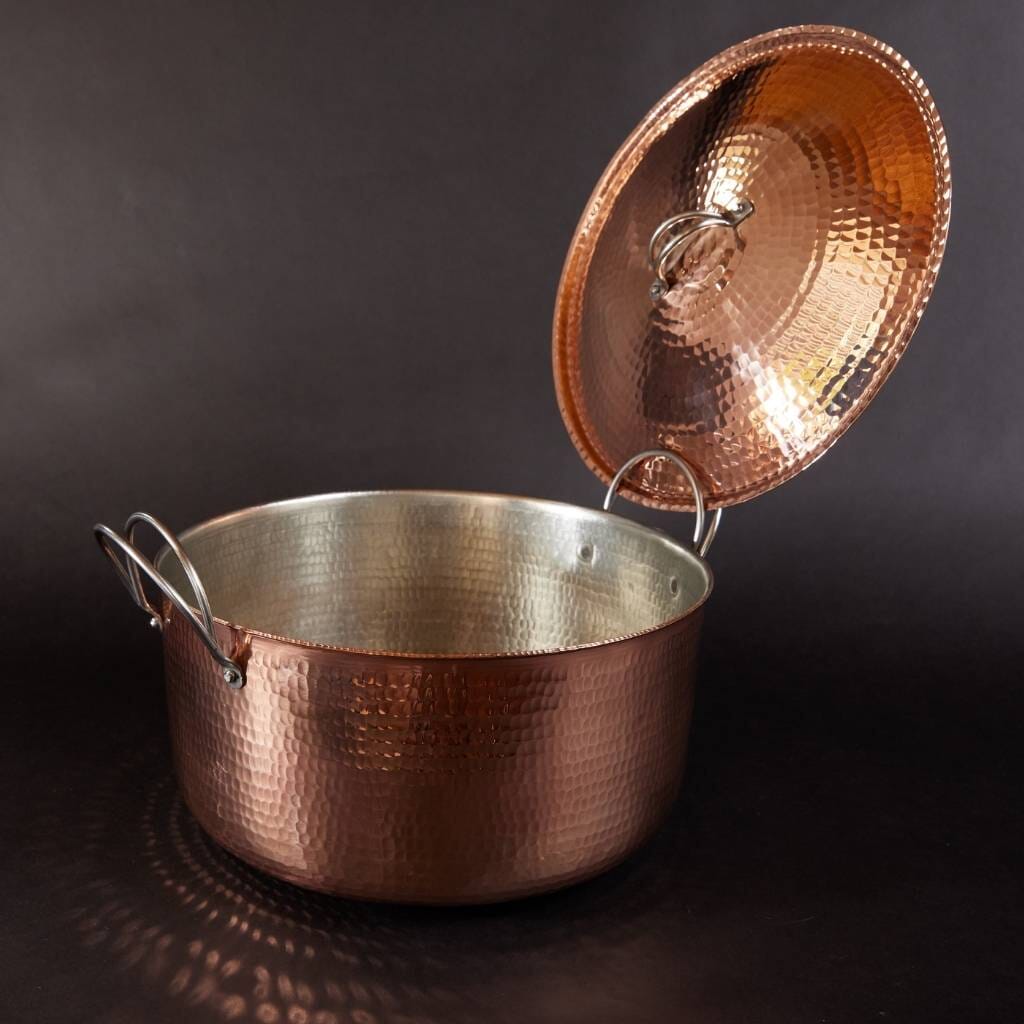 Beautiful and Big Recycled Copper Dutch Ovens