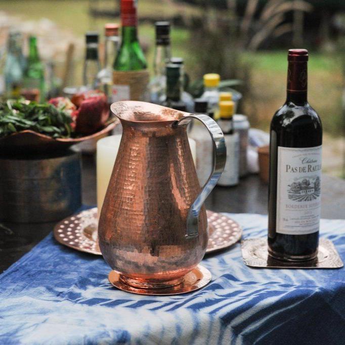 Bisotun Recycled Copper Water Pitcher