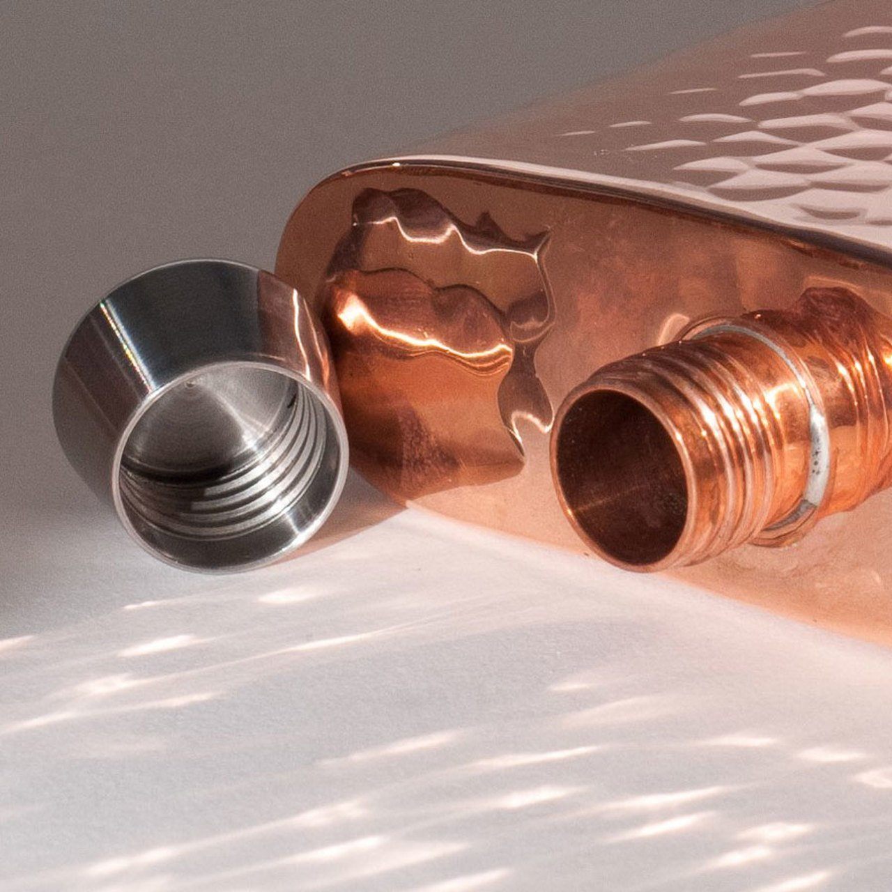 Espadín Recycled Copper Luna Flask