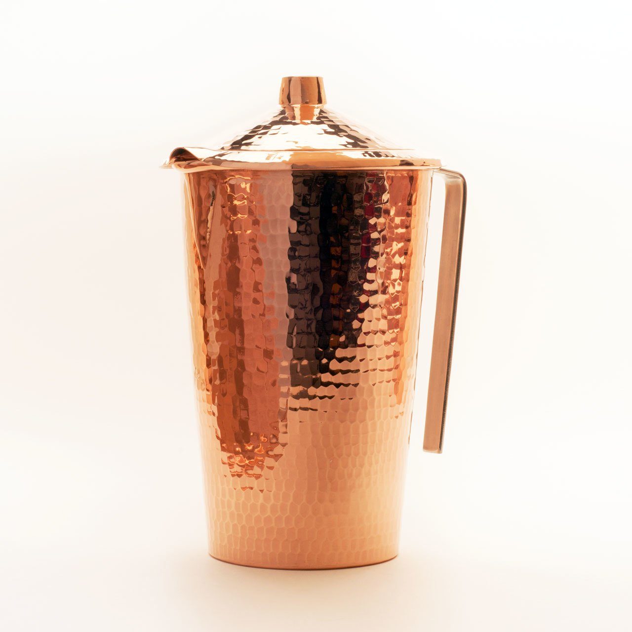 Gangotri Recycled Copper Pitcher with Lid