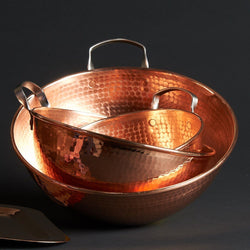 Recycled Copper Mixing Bowls