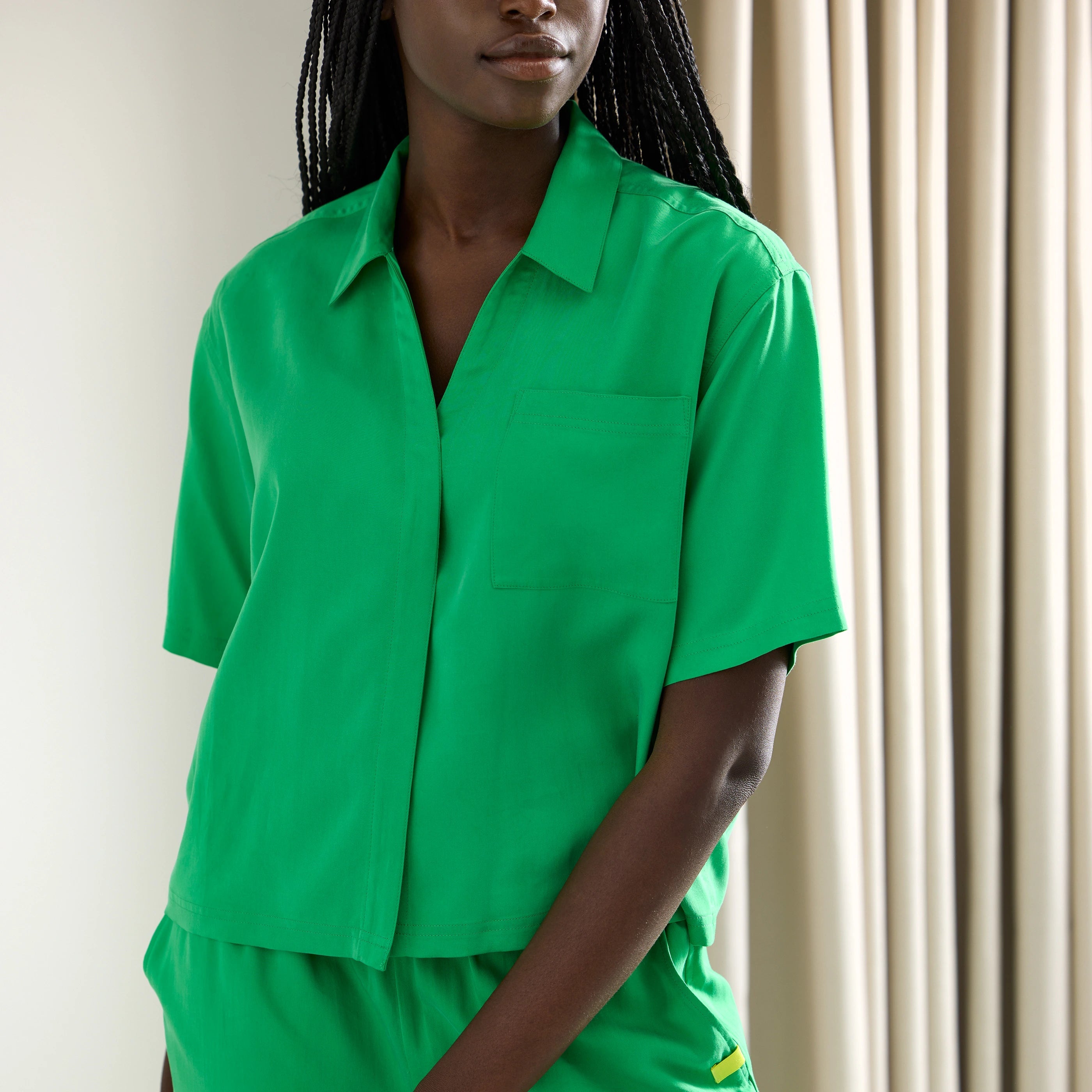 Fine Slumber Eucalyptus Short Sleeve Nightshirt