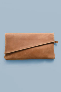 Small Asymmetric Clutch Clutch Bags Purse & Clutch Tan 