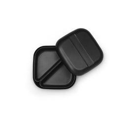 Square Bento Box Kitchen Storage EKOBO Black 