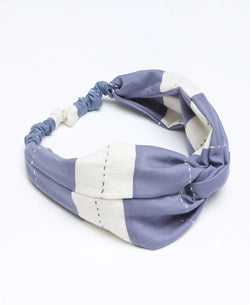 Stripe Twist Headband Hair Accessories Anchal Slate 