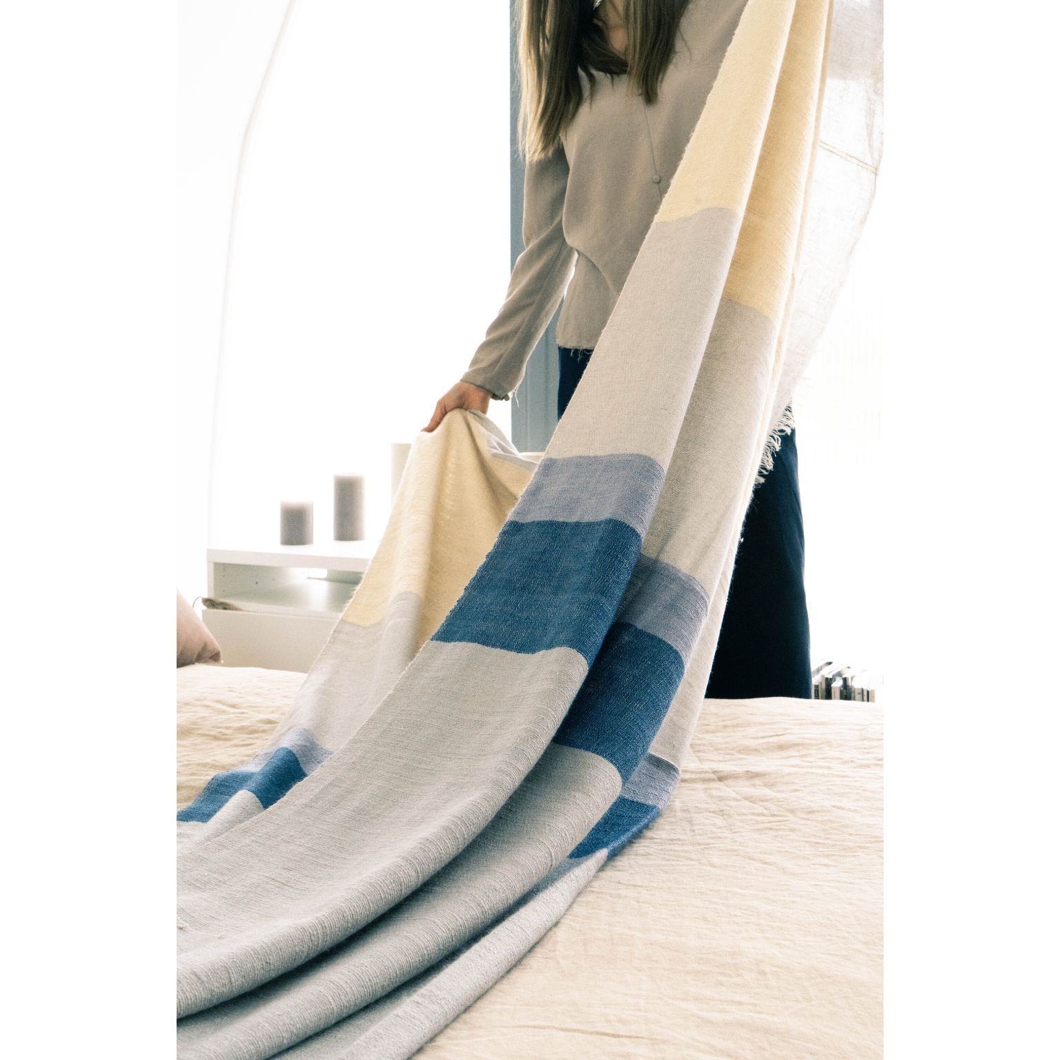 Ceru Merino Wool Throw Blanket