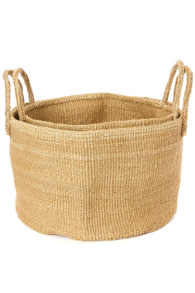 Kitui Sand Sisal Kamba Floor Basket