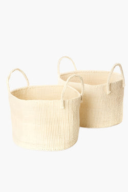 Natural Sisal Kamba Floor Basket