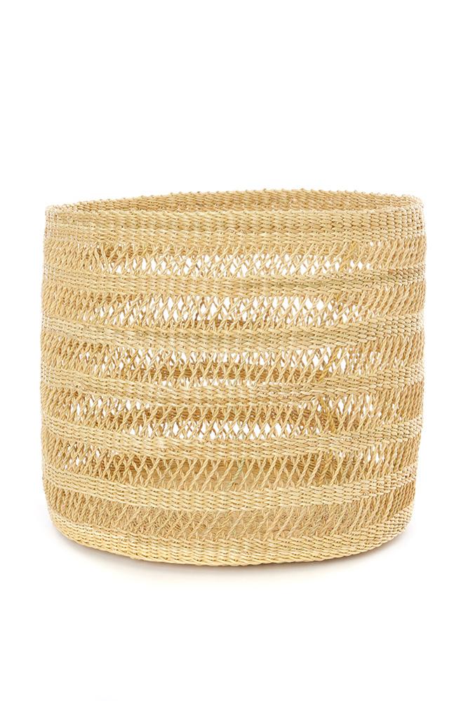 Lace Weave Basket Bin Set