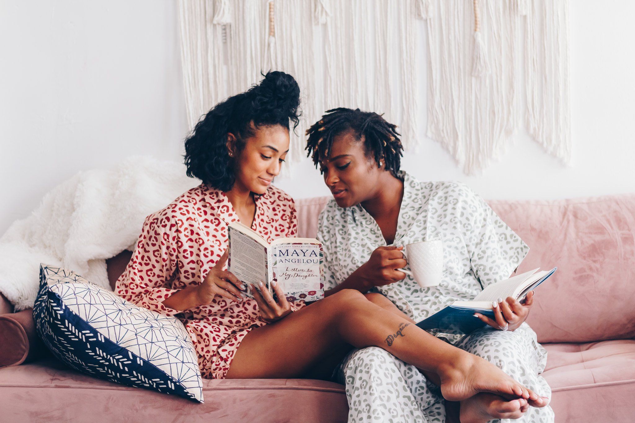 Leopard Pajama Set - Blush + Berry