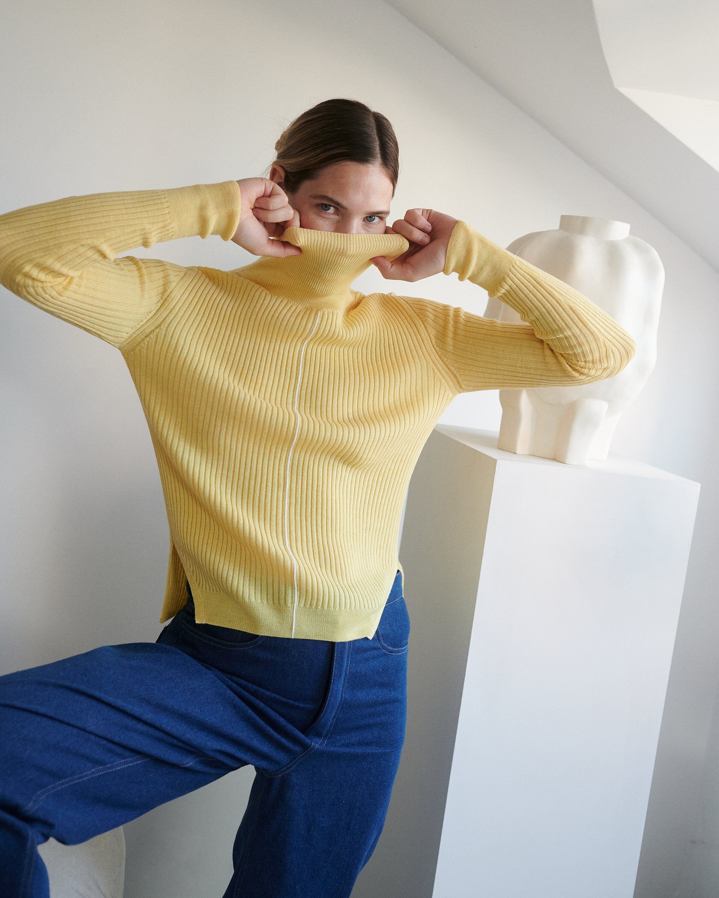 Austeja Merino Wool Turtleneck