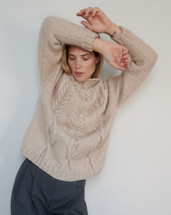 The Knotty Ones Ūla: Buckwheat Merino Wool Sweater Merino Wool Sweater The Knotty Ones 