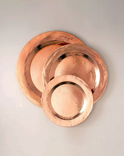 Thessaly Round Recycled Copper Platter