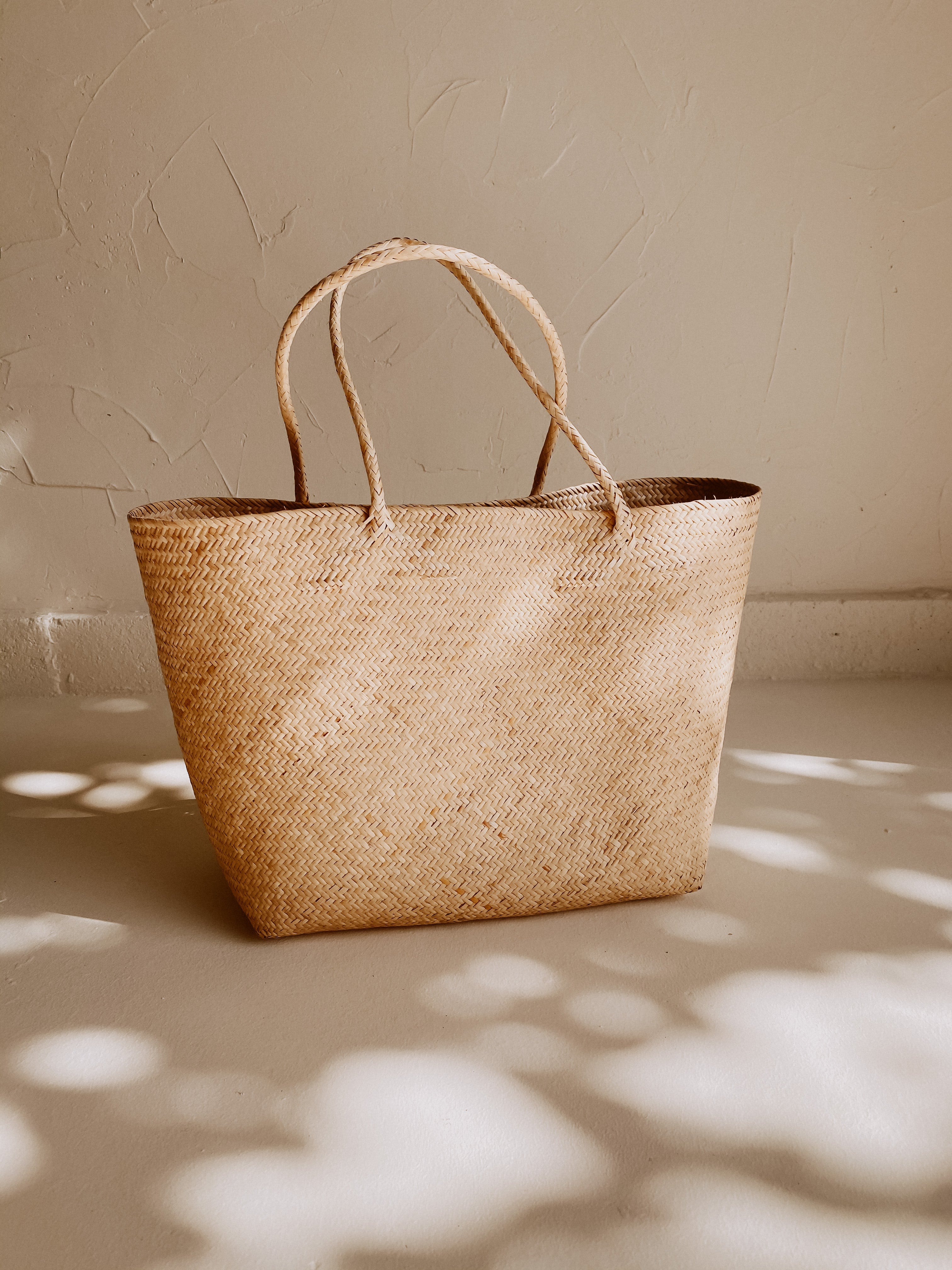 Avery Rattan Day Tote Bag