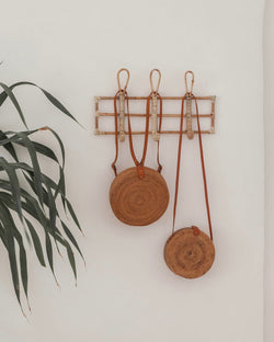 Village Thrive Nusa Rattan Wall Hooks Wall Hooks + Hangers Village Thrive 