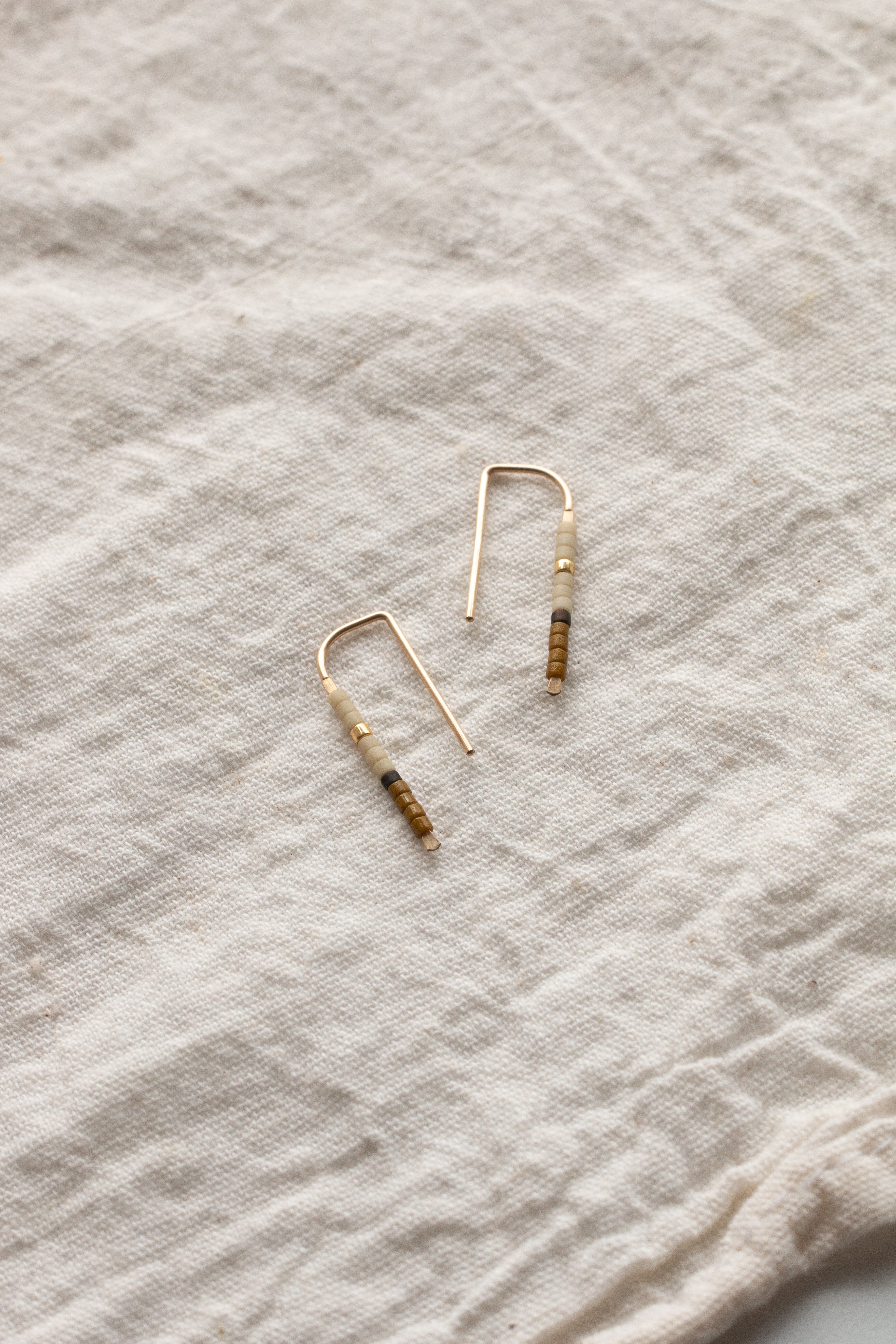 Mala Beaded Ear Pins