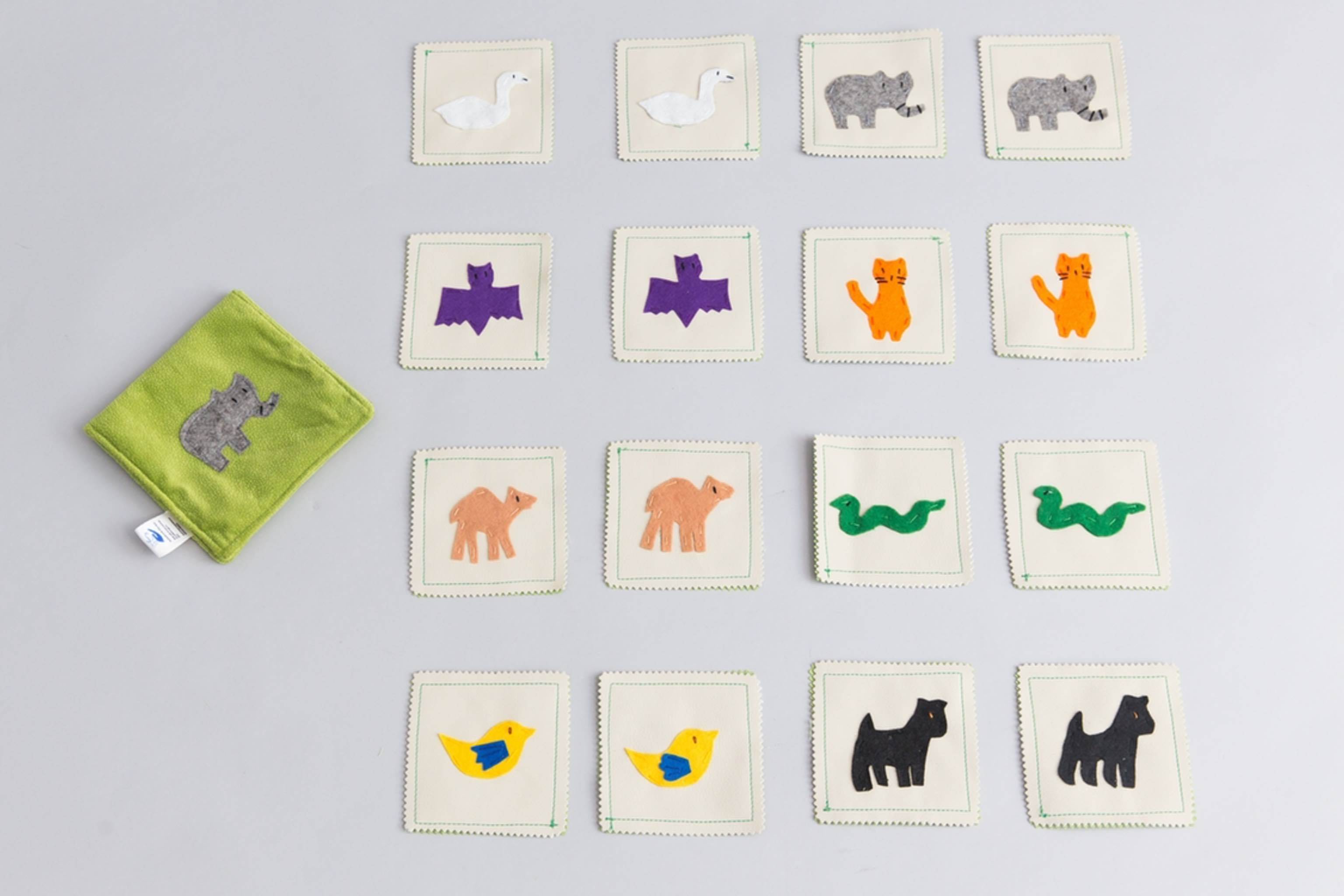 Land Animals Memory Game