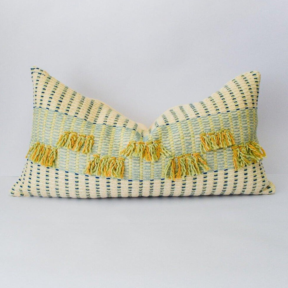 Barichara Lumbar Pillow Cover - Mint