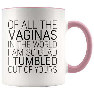  Funny Mom Gift - I'd Punch Another Mom In The Face Coffee Mug - Gag  Gift Cup From Your Favorite Child + Sticker : Home & Kitchen