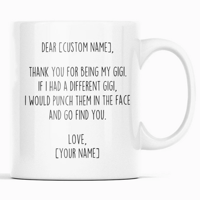  My Favorite People Call Me Mamaw Accent Mug - Personalized Mug ( Front & Back) - Text Rae Dunn Style - Mamaw Mug - Birthday - Merry  Christmas - Mother's Day 