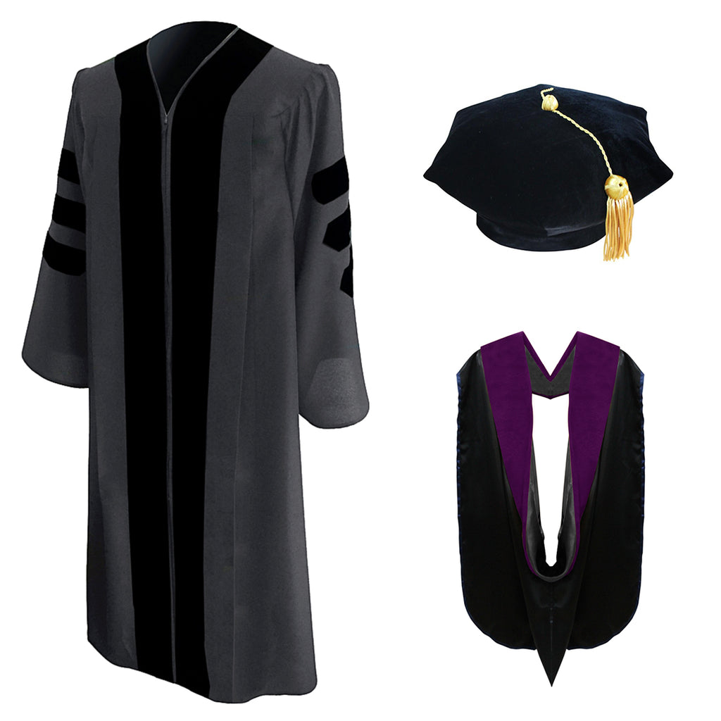 Classic Doctoral Graduation Tam, Gown & Hood Package - Drexel ...