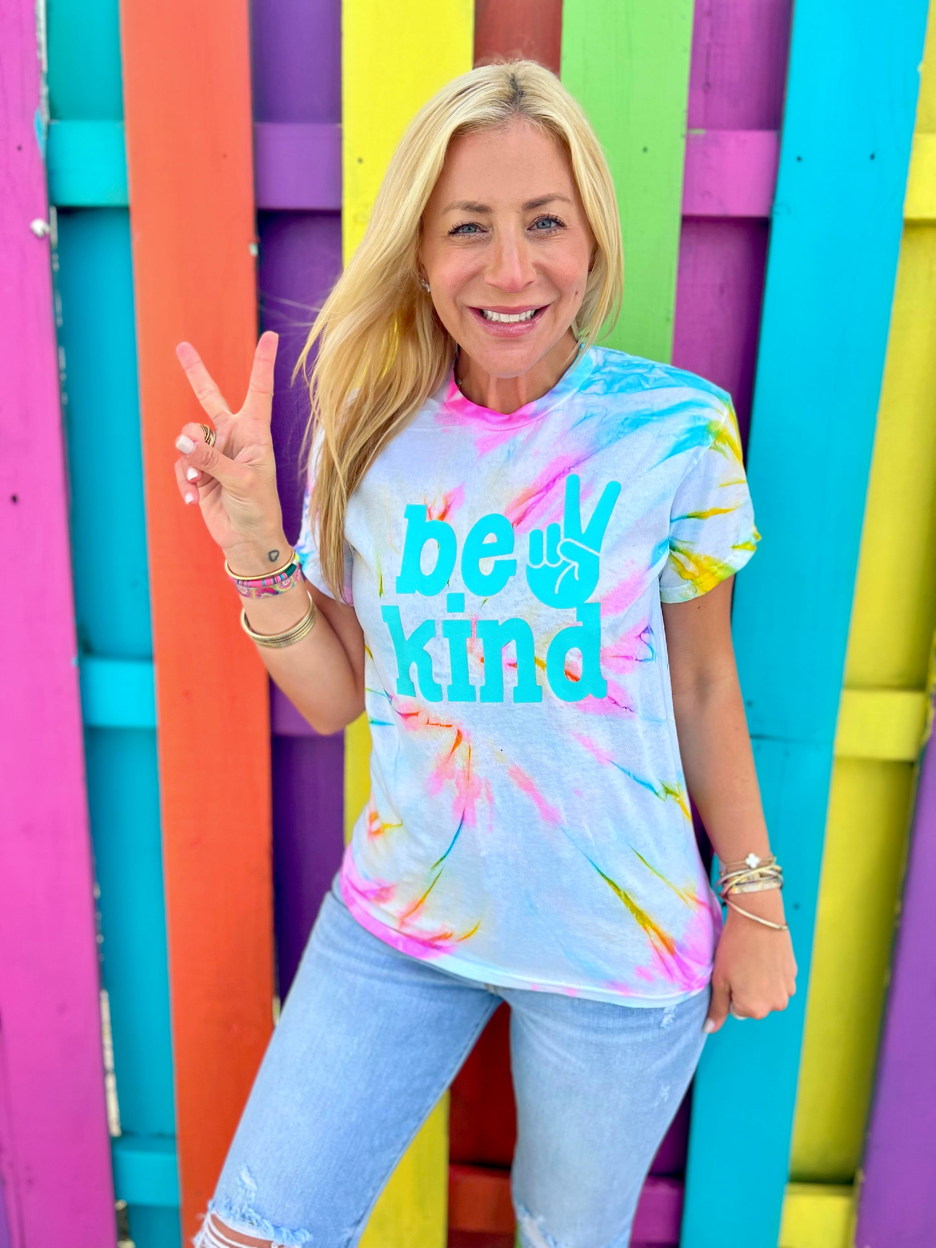 Image of Be Kind Sorbet Peace Tee - Exclusive Deal