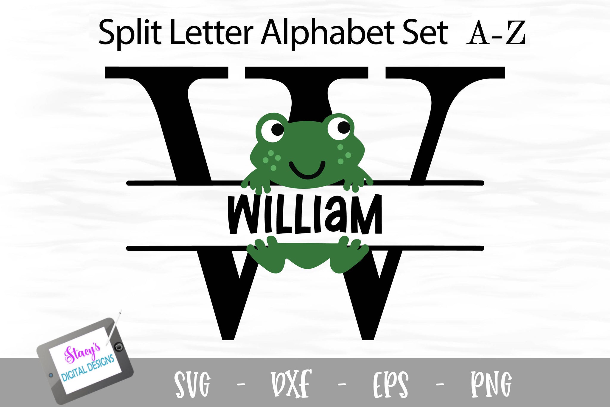 Download Frog Split Letters A Z 26 Split Monogram Svg Files Svg Font Market PSD Mockup Templates