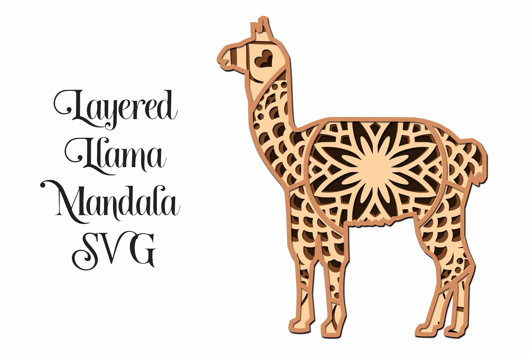 Download Llama Mandala Svg File 4 Layers Svg Font Market