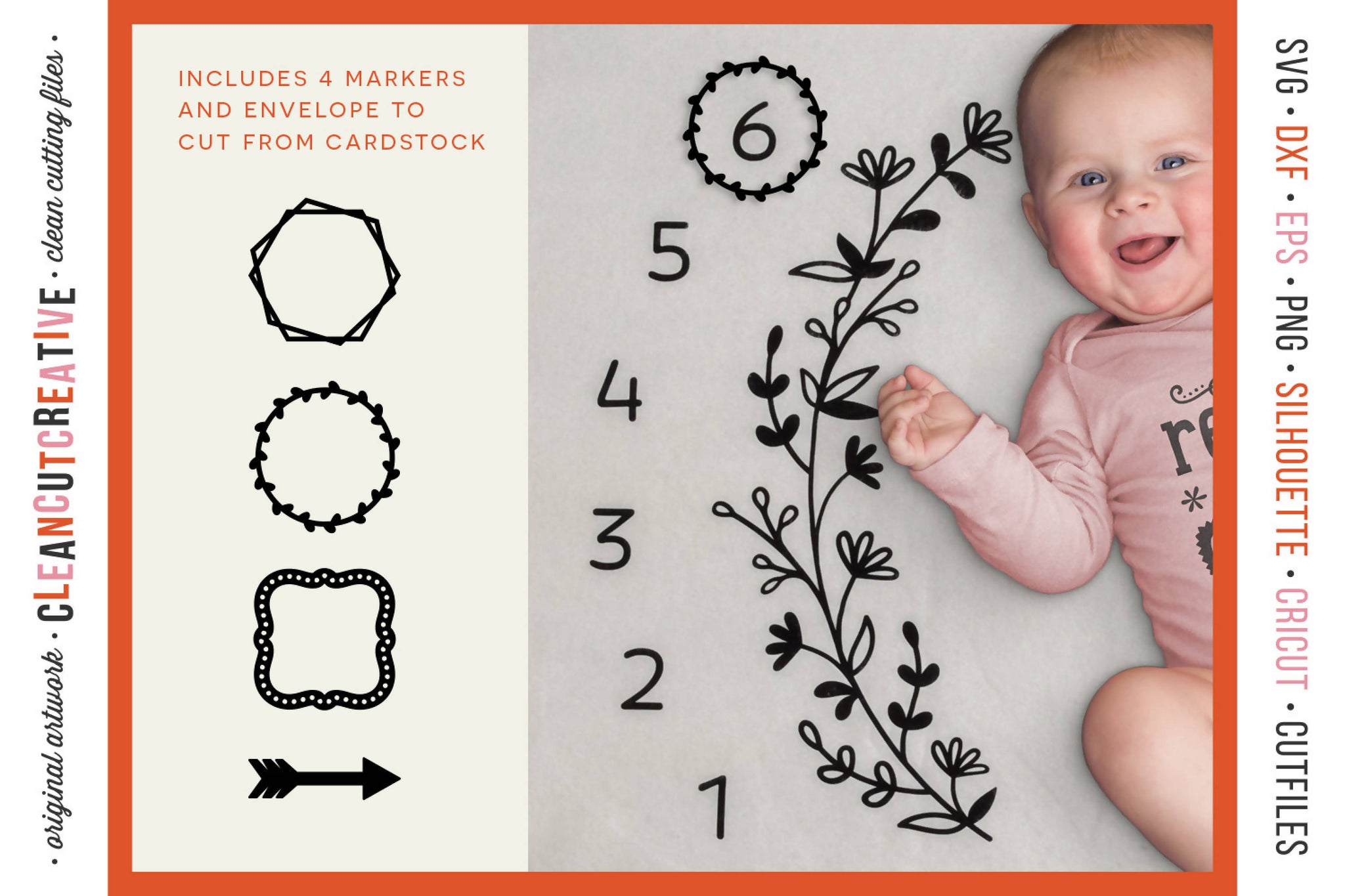 Download Baby Monthly Milestone Blanket Svg Personalized Blanket Cutfile Design Svg Font Market