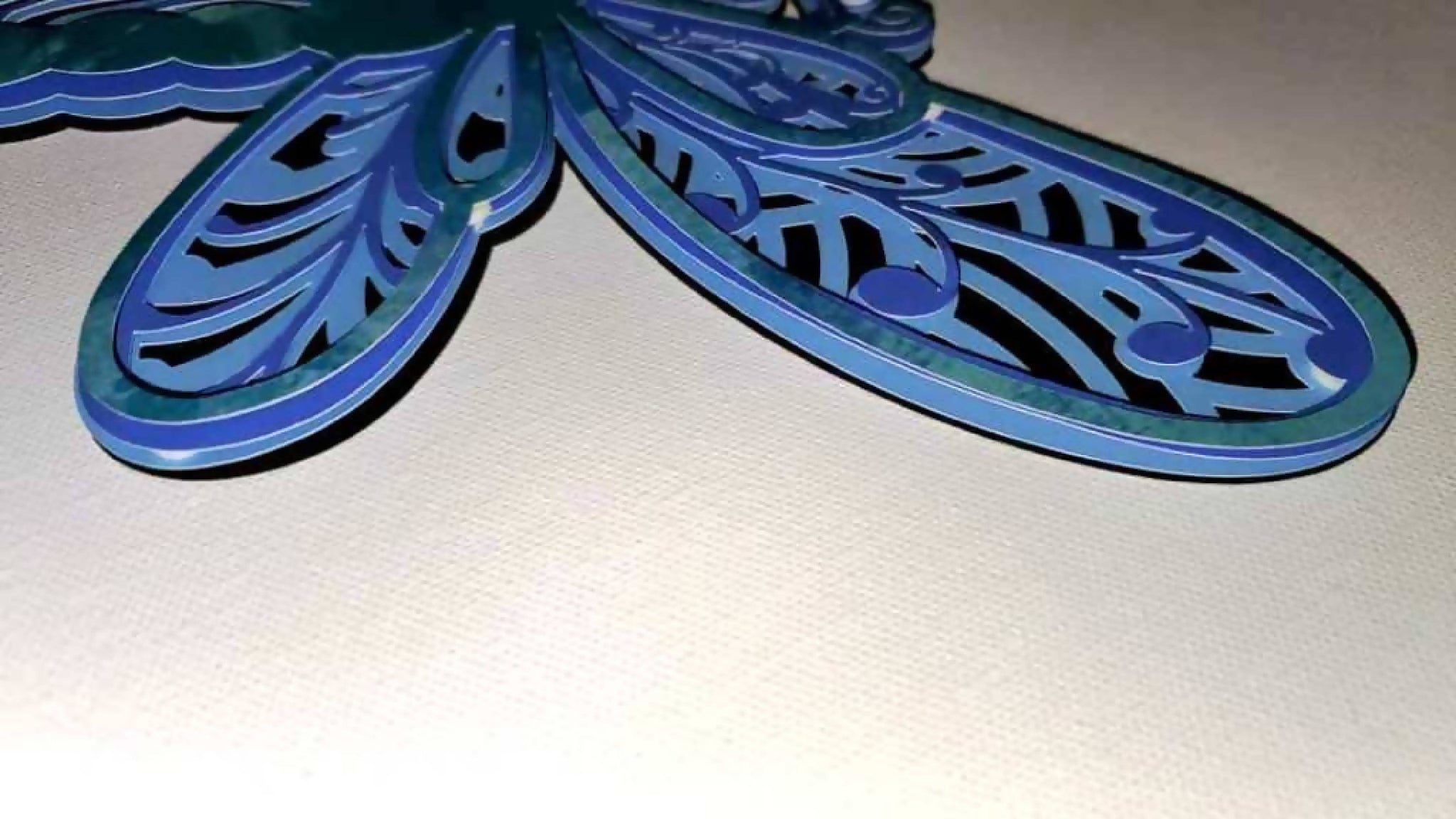 Download 3D Dragonfly Mandala Multi Layered Mandala SVG - Paper ...