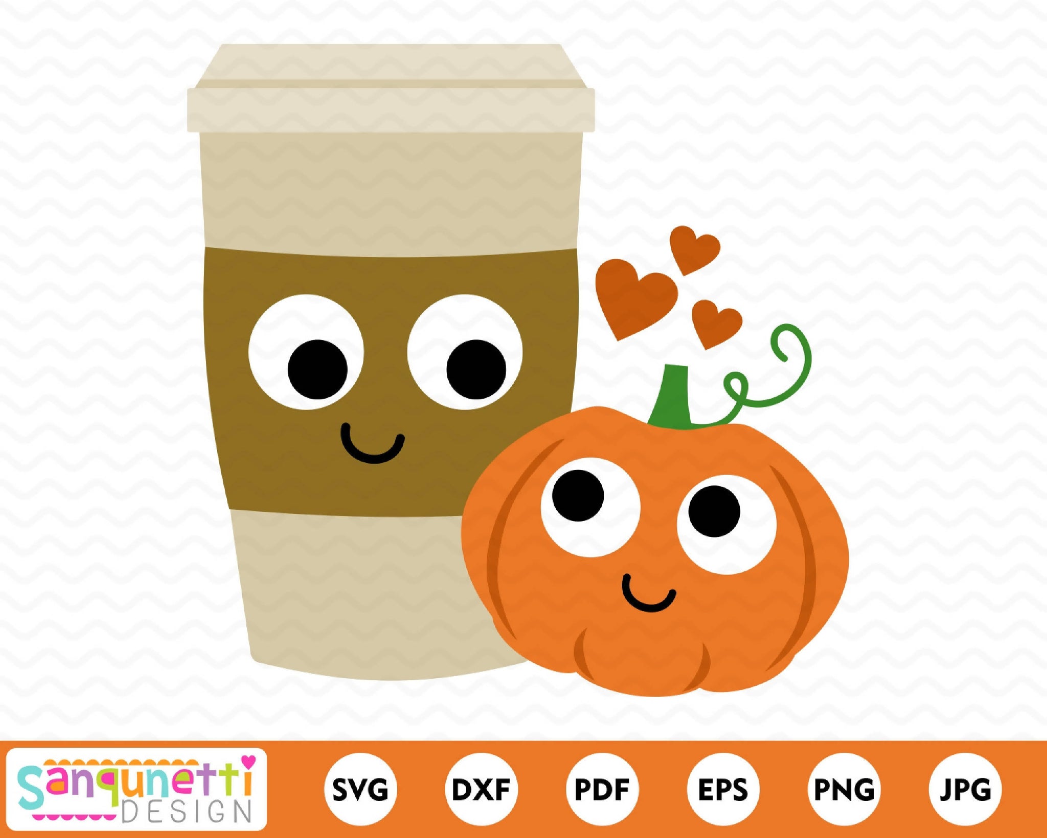 Pumpkin Spice Love Svg Fall Latte Coffee Svg Font Market