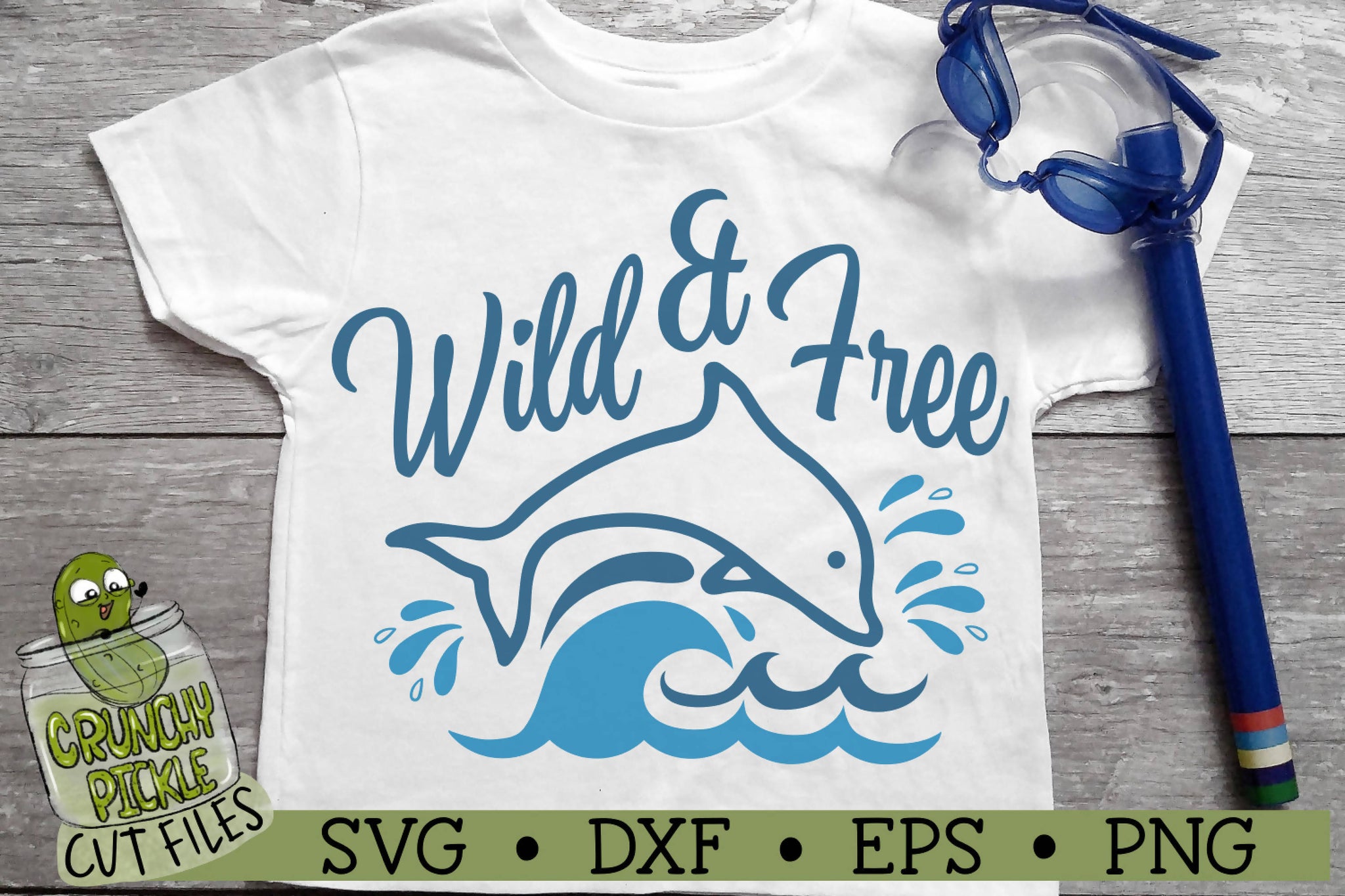 Download Wild Free Dolphin SVG Cut File - SVG & Font Market