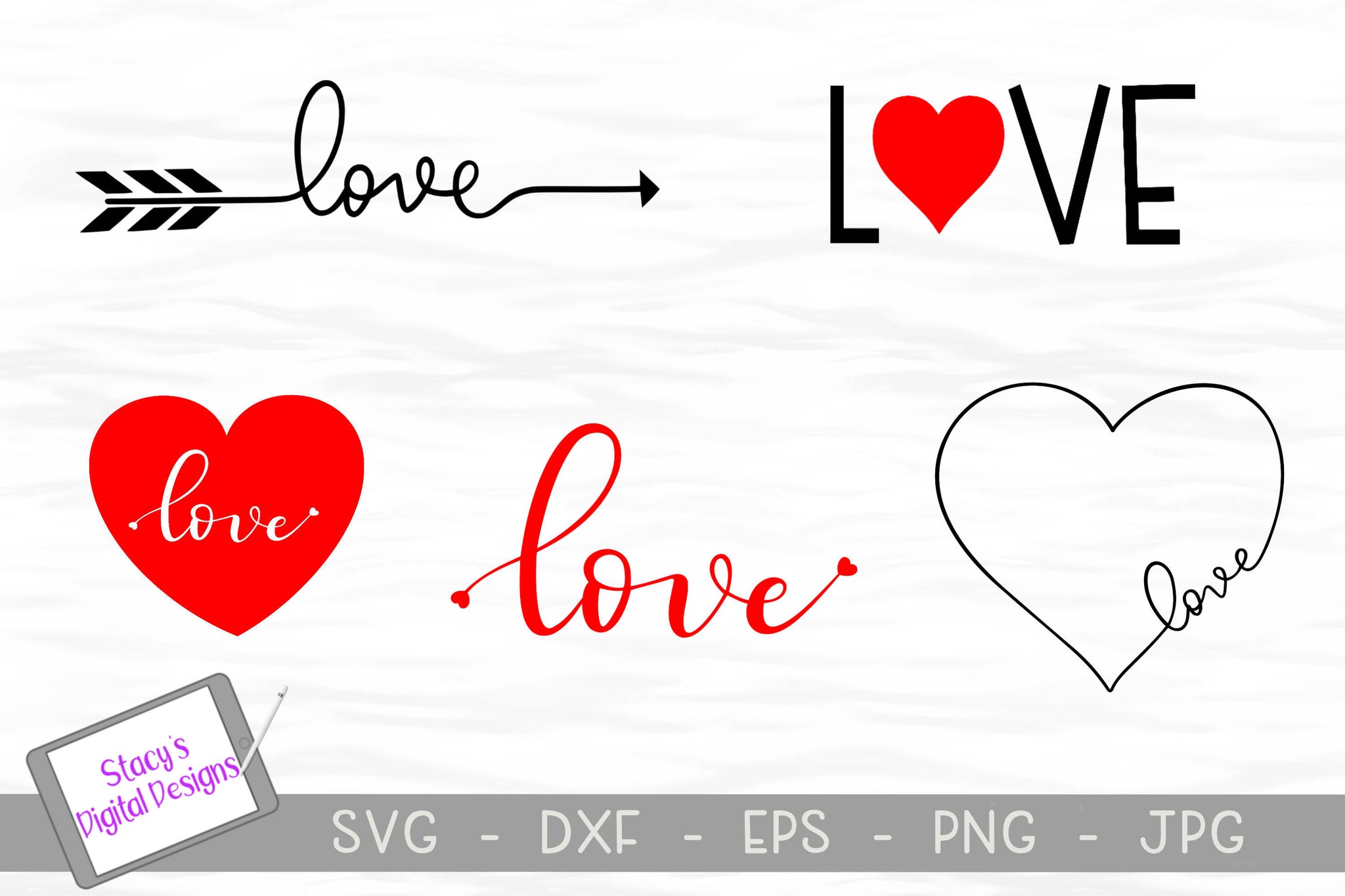 Download Love Svg Bundle 5 Valentine Love Svg Designs Svg Font Market