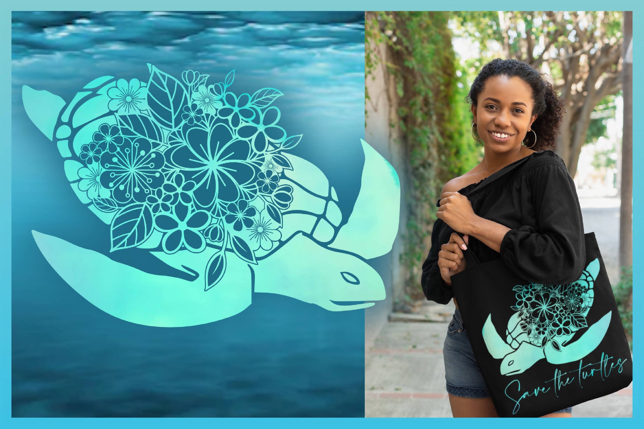 Download Sea Turtle Floral Mandala Zentangle Svg Files For Cricut Silhouette Svg Font Market