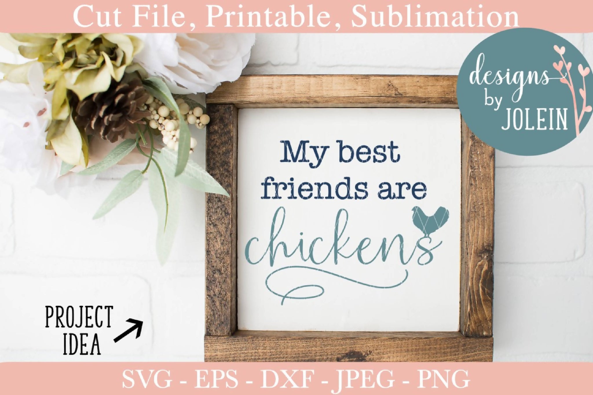 Download My Best Friends Are Chickens Svg Font Market PSD Mockup Templates