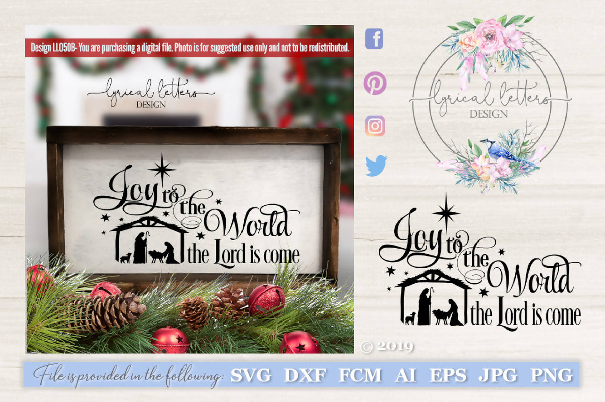 Download Joy To The World the Lord Is Come - SVG & Font Market