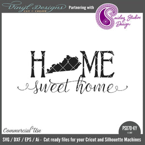 Download Kentucky Home Sweet Home Cut File Svg Font Market