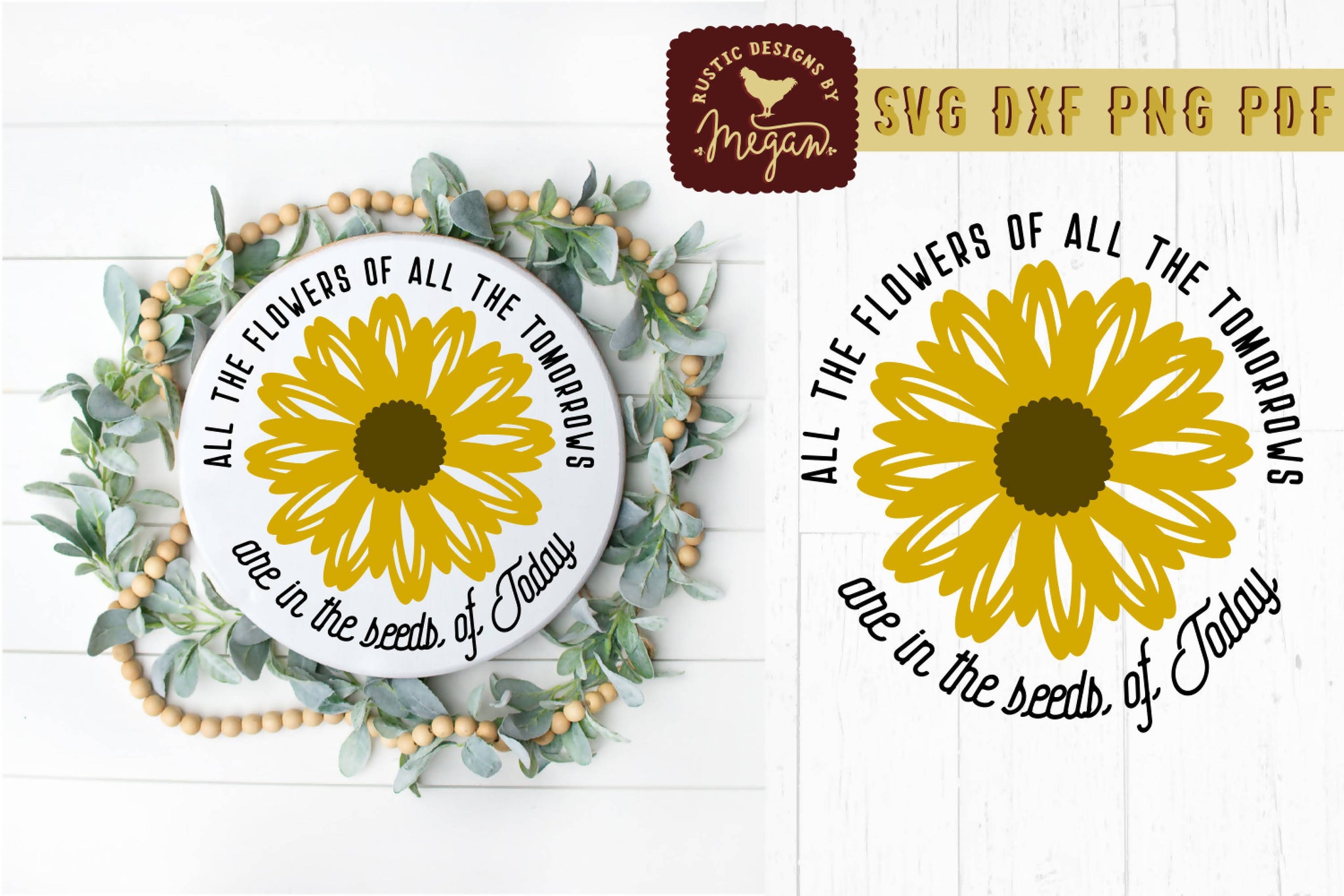 Download Sunflower SVG Bundle - SVG & Font Market