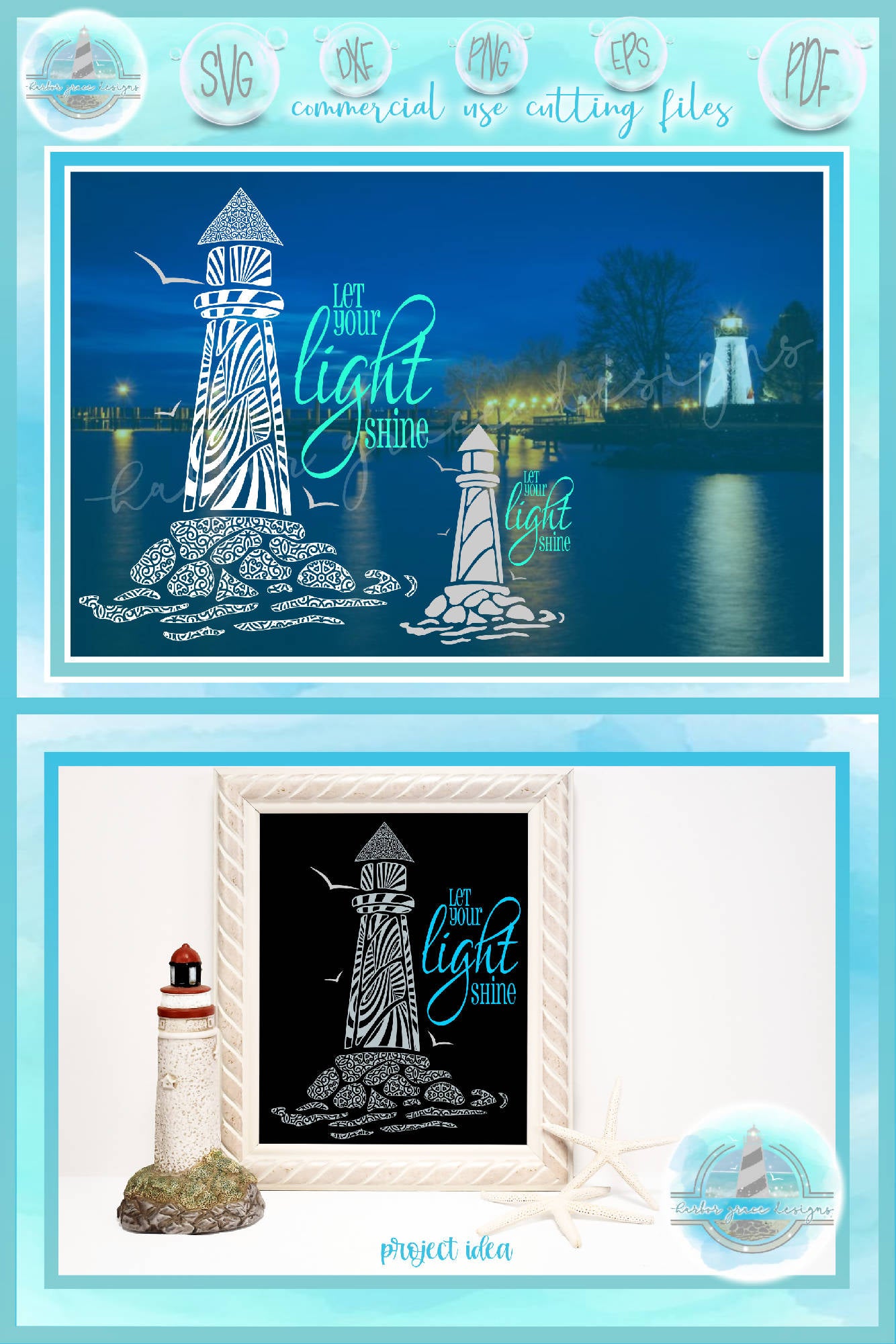 Download Lighthouse Mandala Zentangle Let Your Light Shine Quote Svg Svg Font Market