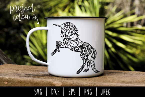 Unicorn Mandala Zentangle Svg Font Market