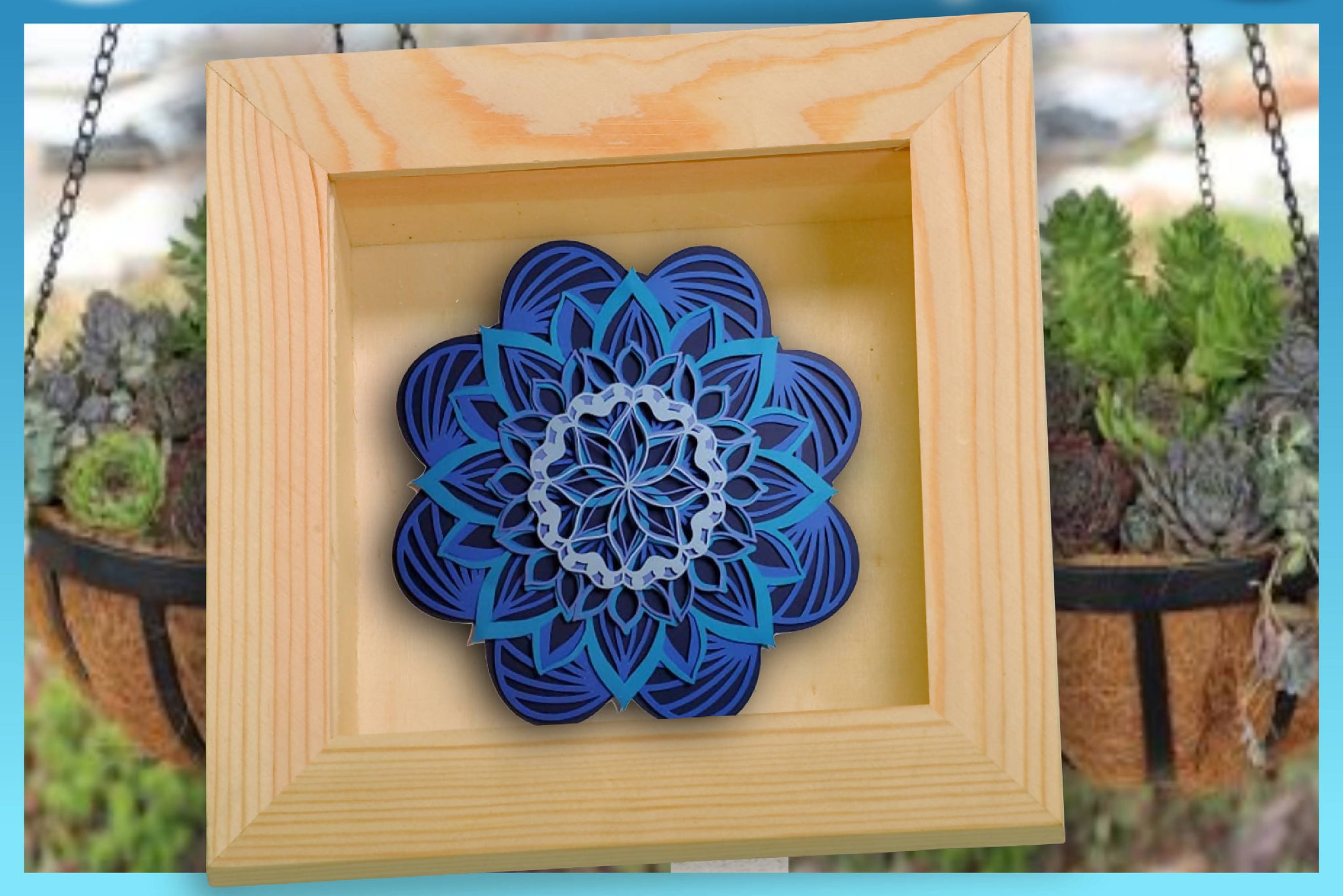 3D Mandala Multi Layered Floral Mandala Paper Crafting SVG ...
