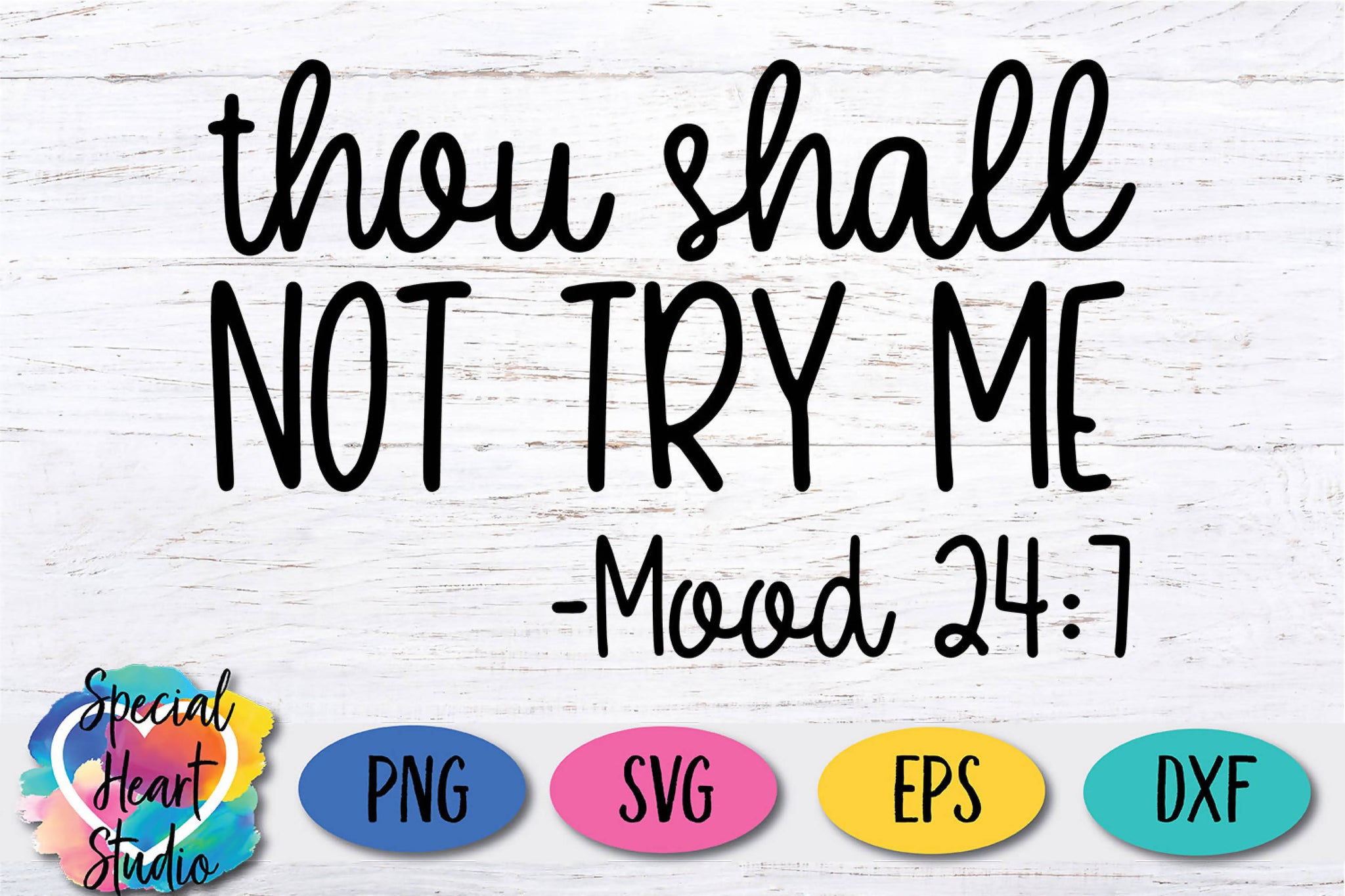 Download Thou Shall Not Try Me - SVG Cut File - SVG & Font Market