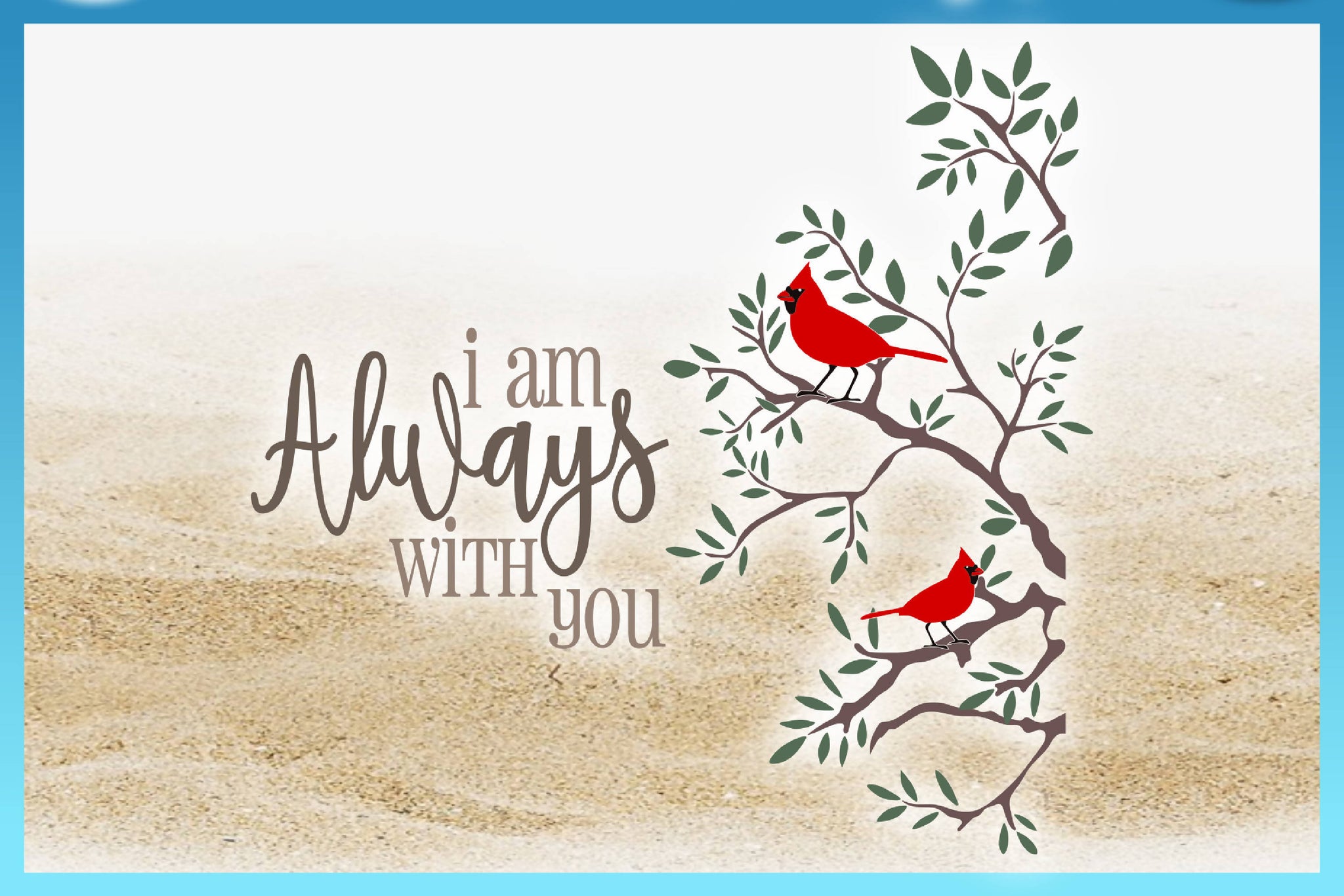I Am Always With You Cardinal Quote Svg Svg Font Market