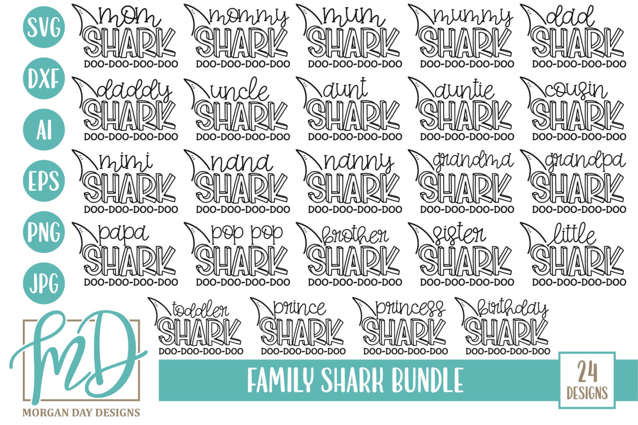 Download Shark Family Svg Bundle Svg Font Market Yellowimages Mockups