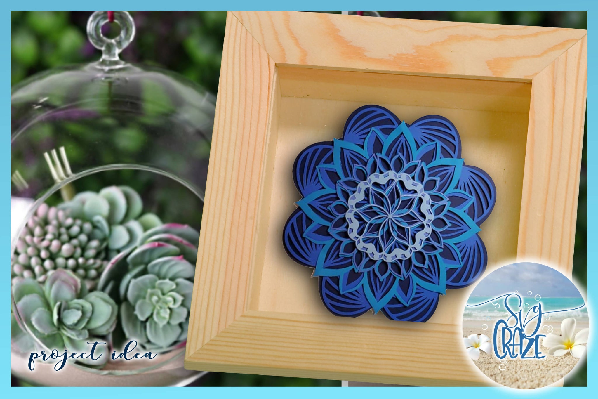 Download 3D Mandala Multi Layered Floral Mandala Paper Crafting SVG ...