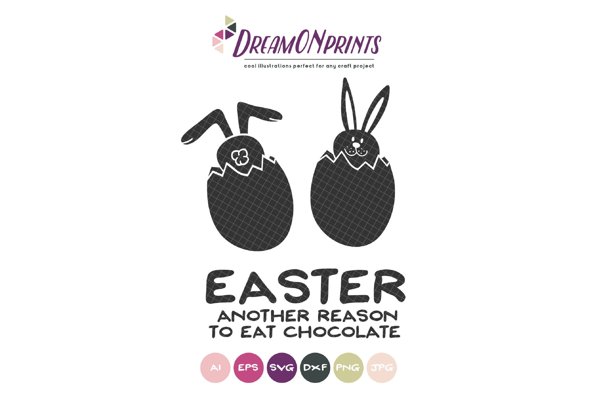 Download Fun Easter SVG - Easter Bunny SVG Cut File, Chocolate SVG ...