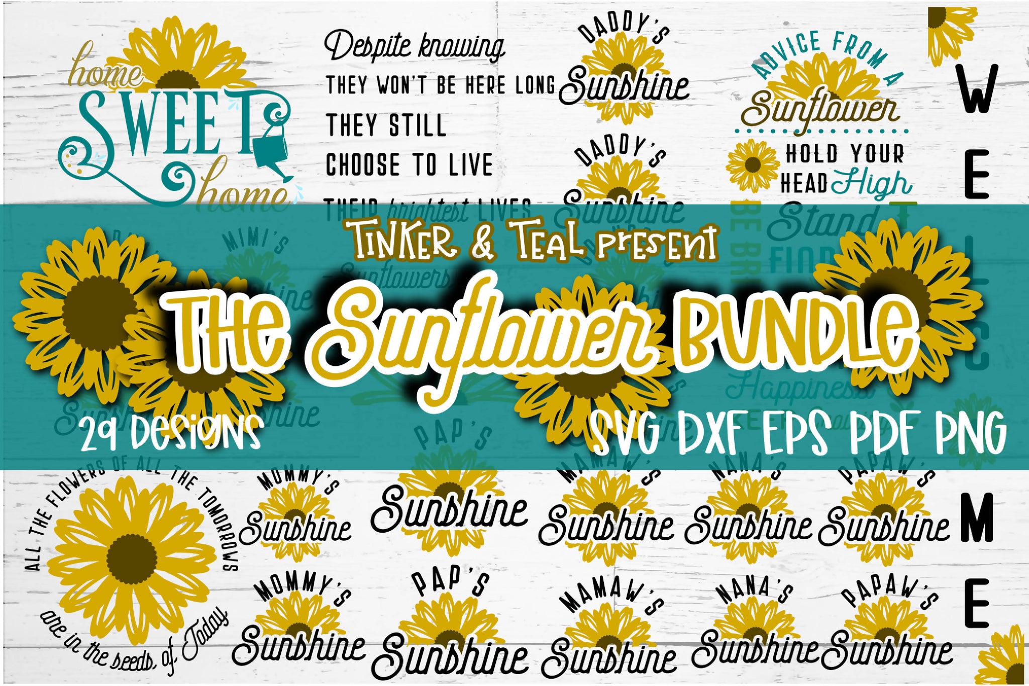 Free Free 329 Sunflower Svg Bundle SVG PNG EPS DXF File