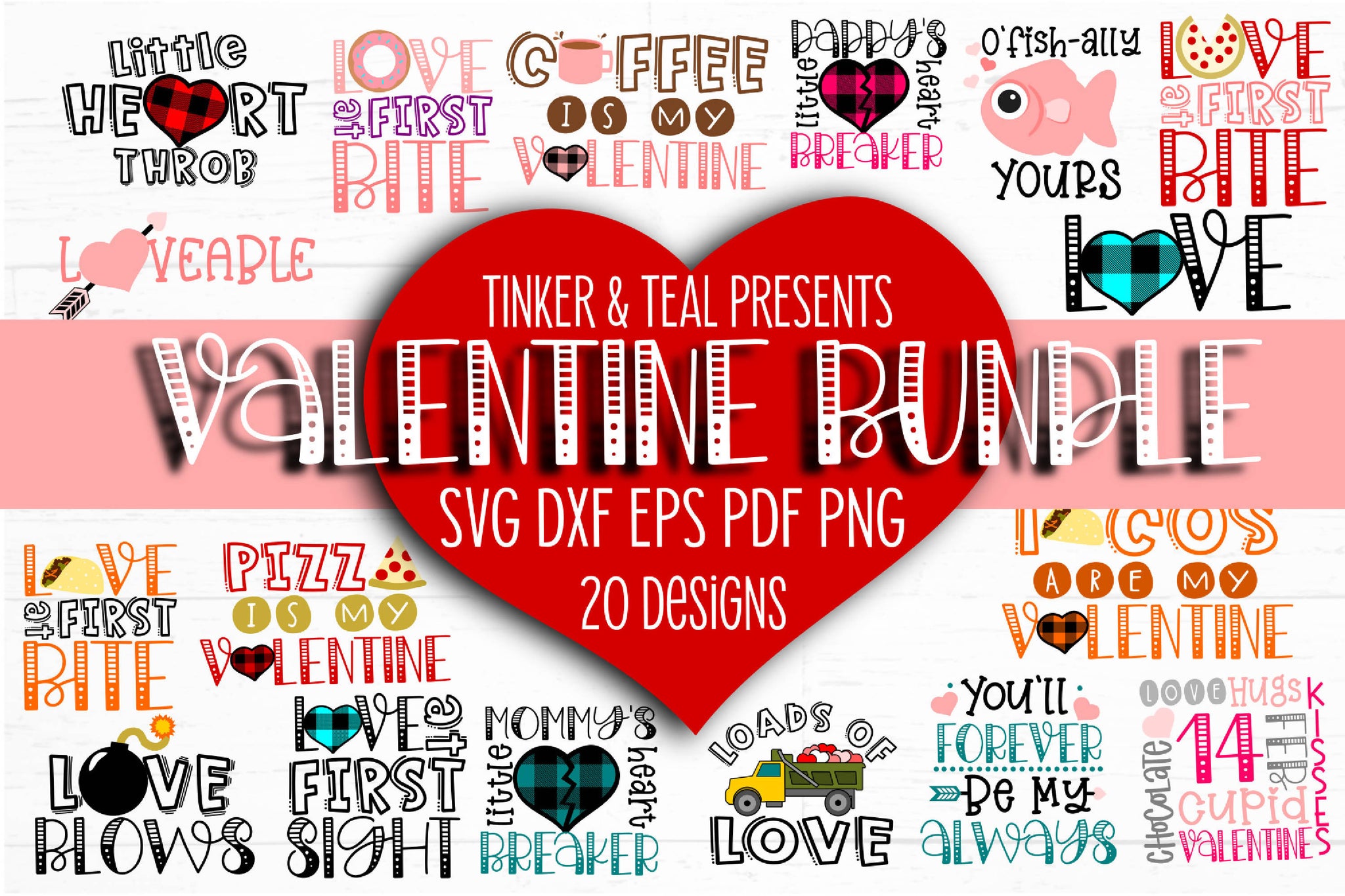 Download Valentine SVG Bundle - SVG & Font Market
