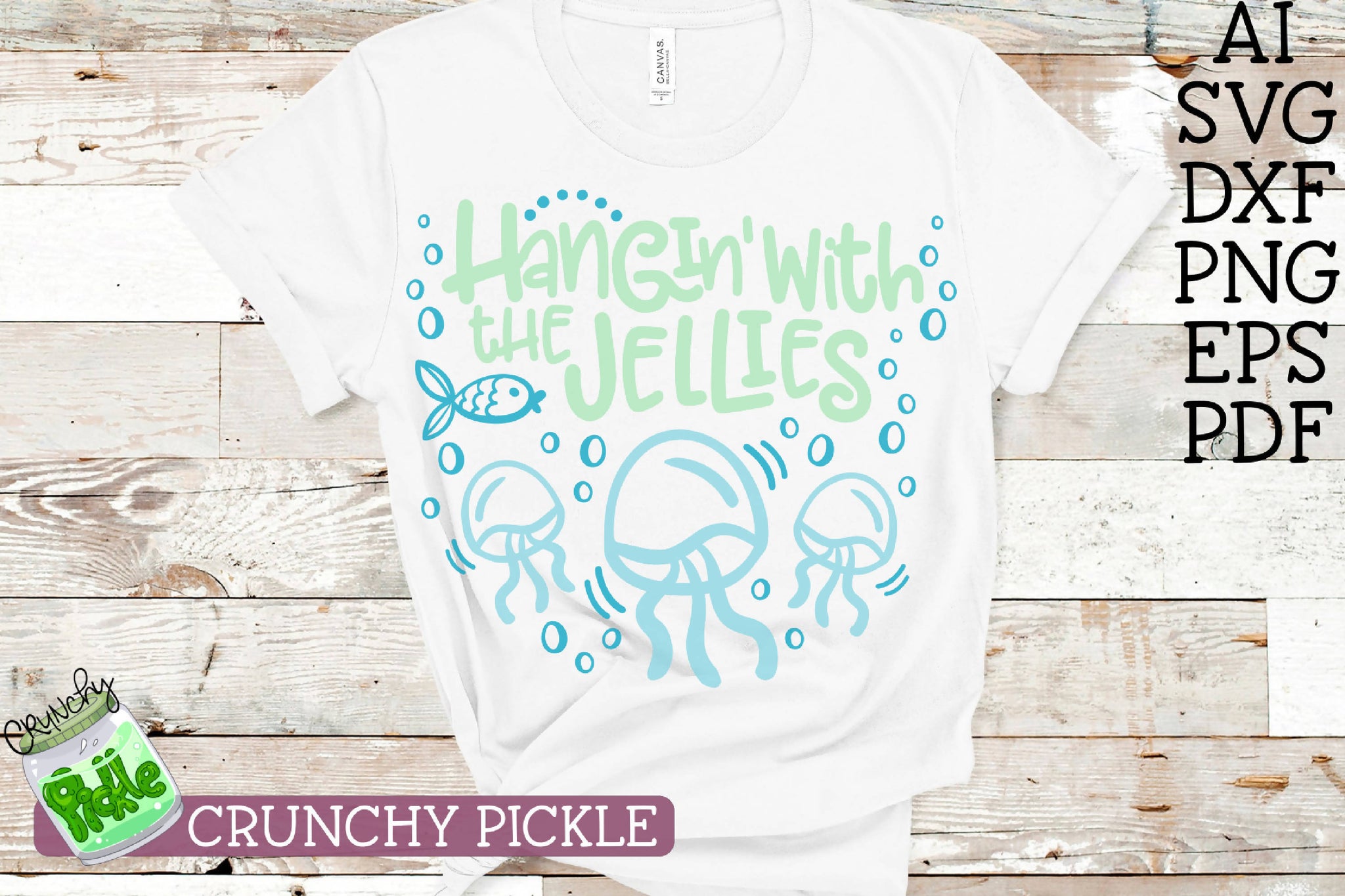 Download Hangin With The Jellies Beach Jellyfish Svg File Svg Font Market